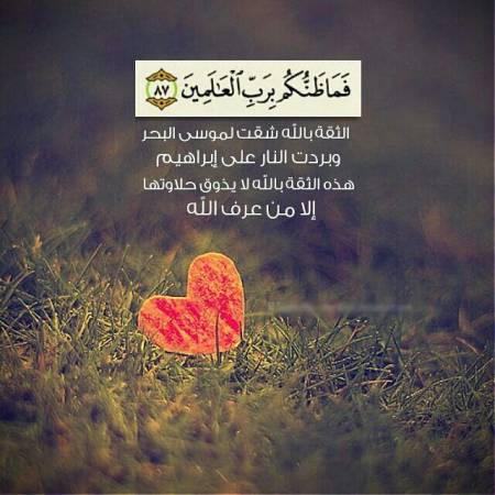 فما ظنّكم بربّ العالمـــــين؟